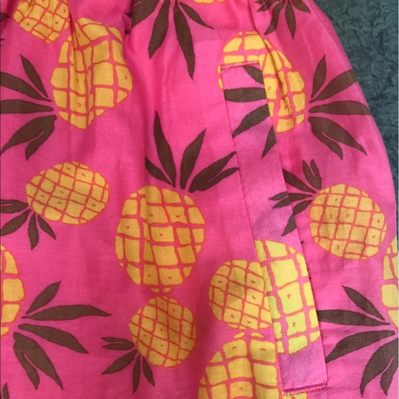 NWT J CREW PINEAPPLE COTTON MINI SKIRT - Picture 3 of 5